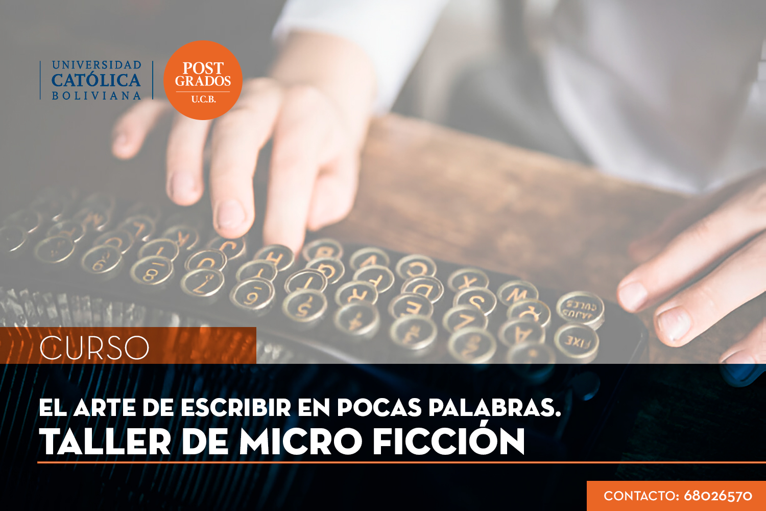 CURSO TALLER DE MICROFICCIÓN